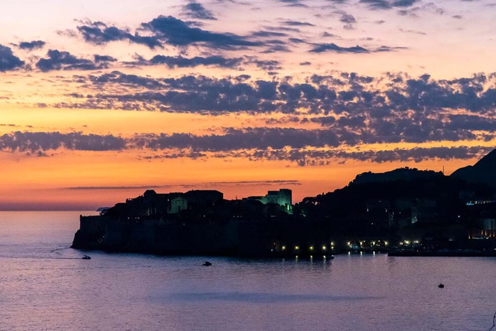 beautiful coastal sunset